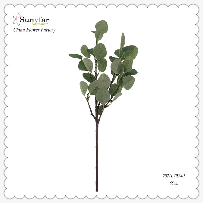 सिंगल लीव्हज स्टेम-सनीफर कृत्रिम फुले, चायना फॅक्टरी, पुरवठादार, उत्पादक, घाऊक विक्रेता