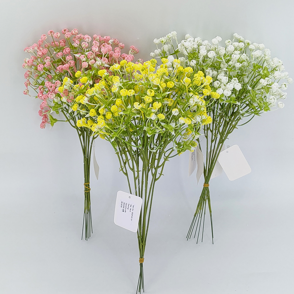 Tvornica svilenog cvijeća Shantou u Kini, veleprodaja 34 cm umjetnog cvijeta s jednom stabljikom, sprej za punjenje bebinog daha, stabljika umjetne gipsofile za punjenje, vjenčani cvjetni ukras-Sunyfar Artificial Flowers, kineska tvornica, dobavljač, proizvođač, veleprodaja