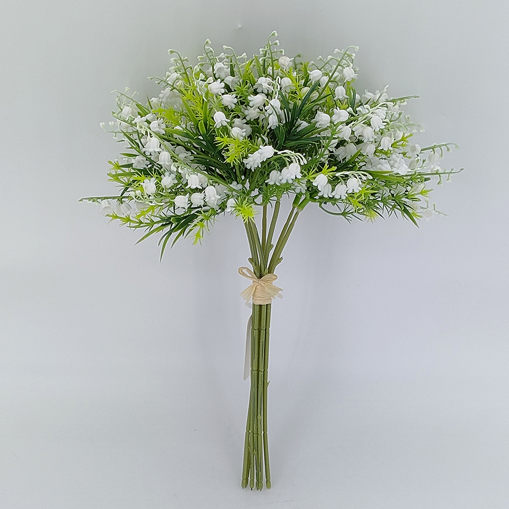 χονδρική 33cm τεχνητό νυφικό λουλούδι γάμου, προμηθευτής πλαστικών συνθέσεων γάμου, κρίνο της κοιλάδας για διακόσμηση γάμου και γιορτής-Sunyfar Artificial Flowers, China Factory, Προμηθευτής, Κατασκευαστής, Χονδρέμπορος