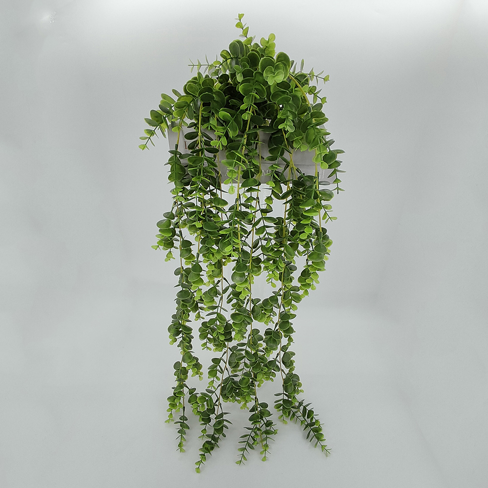 wholesale 94cm real touch hanging artificial eucalyptus garlands, artificial green vine and swag for wall decoration, China factory supply house plants-Sunyfar Artificial Flowers,China Factory,Supplier,Manufacturer,Wholesaler