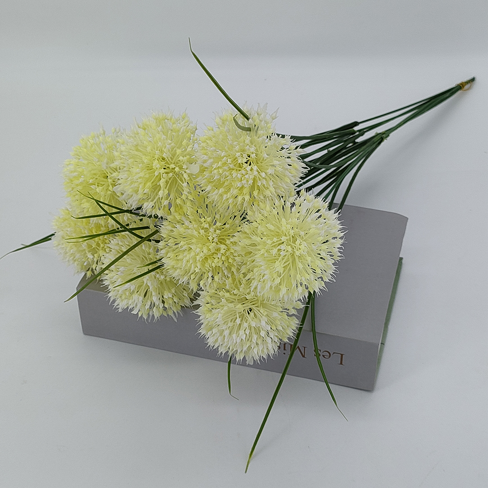 engros 54 cm enkelt kunstig allium blomsterstengel, kunstig plante for festdekorasjon og bryllupsdekorasjon, leverandør av falske blomstermaterialer i Kina-Sunyfar kunstige blomster, Kina fabrikk, leverandør, produsent, grossist