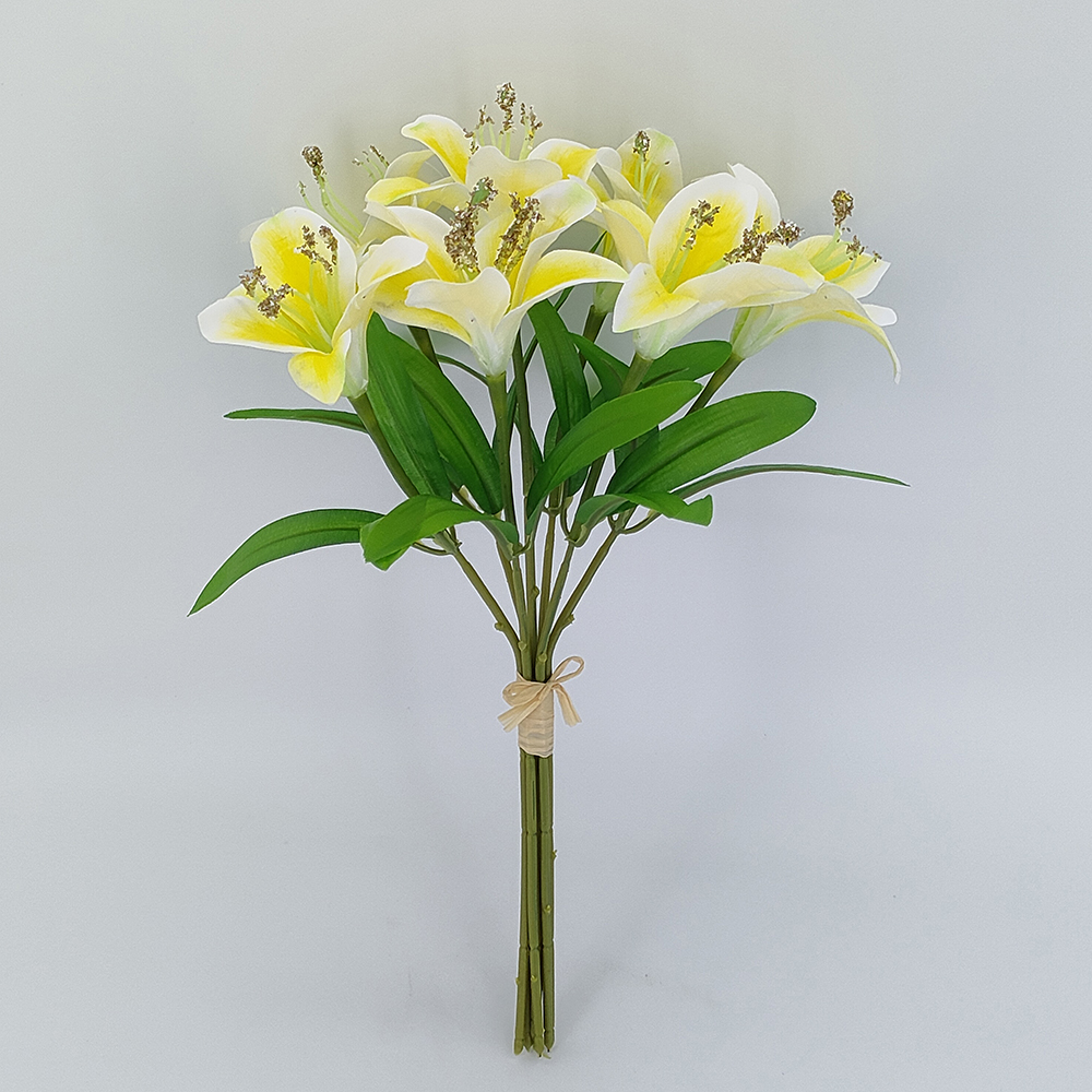 ซัพพลายเออร์จีนจัดดอกไม้ประดิษฐ์ขายส่งลิลลี่ ช่อดอกไม้ประดิษฐ์สำหรับงานแต่งงาน ลิลลี่ประดิษฐ์ของหุบเขาช่อดอกไม้-Sunyfar ดอกไม้ประดิษฐ์ โรงงานจีน ซัพพลายเออร์ ผู้ผลิต ผู้ค้าส่ง