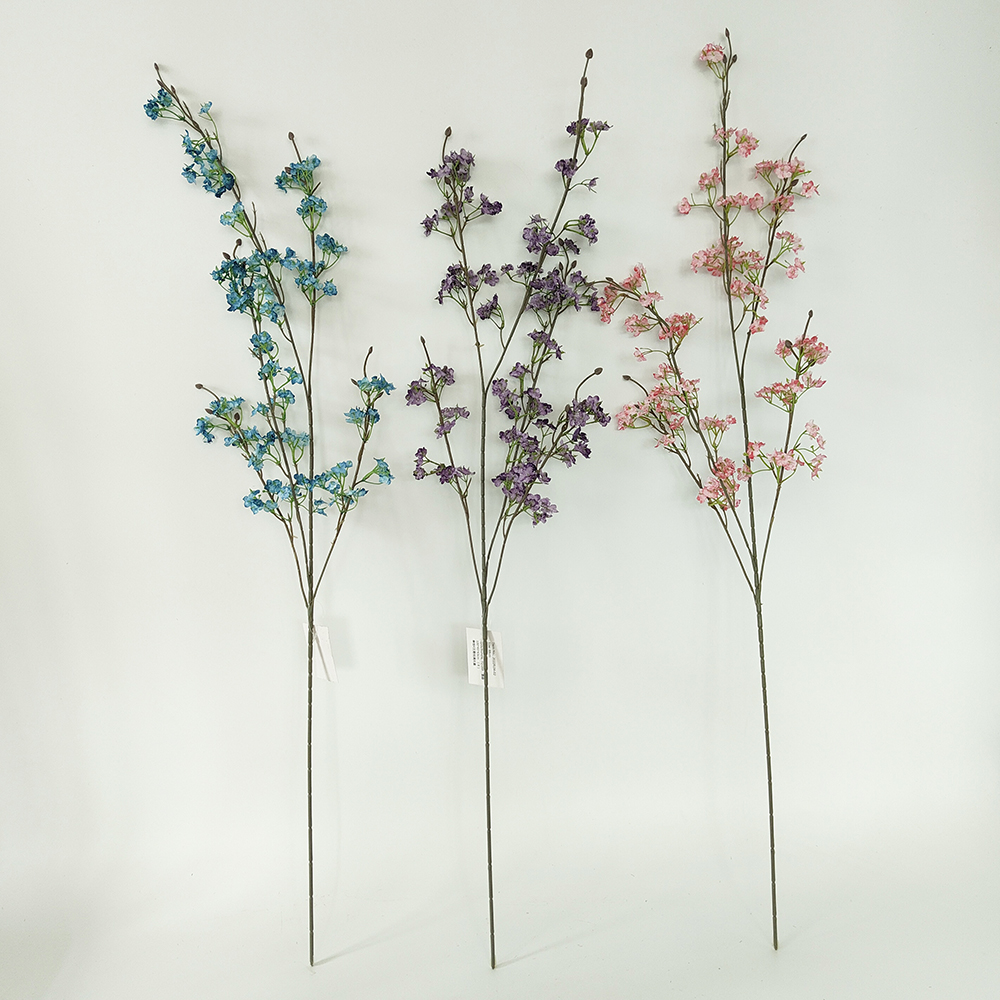 Bunga simulasi borong, bunga gypsophila perkahwinan, bunga kecil batang panjang, bunga tiruan untuk hiasan rumah dan perkahwinan-Sunyfar Bunga Tiruan, Kilang China, Pembekal, Pengeluar, Pemborong