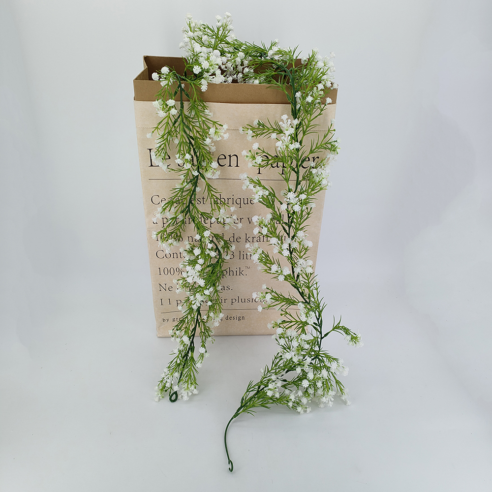Wholesale artificial flowers vine, baby’s breath flower garland, real touch gypsophila hanging for wedding home outdoor decoration-Sunyfar Artificial Flowers,China Factory,Supplier,Manufacturer,Wholesaler