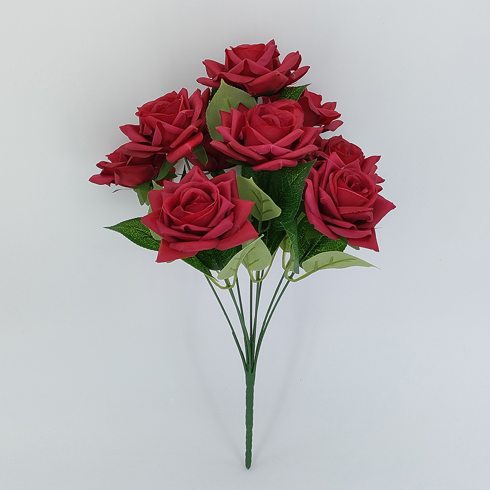 סיטונאי שיח פרחי ורדים משי ליום האהבה, פרח ורדים מלאכותי, ציוד לחתונה, קישוט פרחי חתונה-פרחים מלאכותיים של סוניפר, מפעל סין, ספק, יצרן, סיטונאי