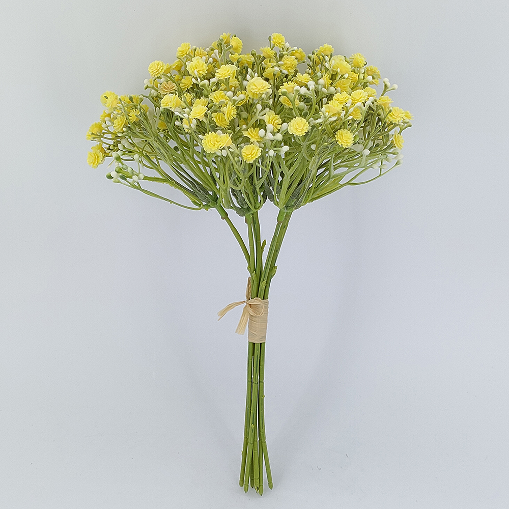 Borong sejambak bunga gypsophila bunga tiruan, bundle bunga nafas bayi putih, gubahan bunga palsu, bekalan perkahwinan-Bunga Tiruan Sunyfar,Kilang China,Pembekal,Pengilang,Pemborong