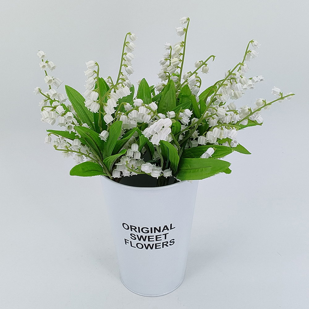Wholesale 35cm Artificial Lily o ke awāwa, Faux Flowers Bell Orchid Wedding Bouquet, May Flower for Home Garden Wedding Party, Kina hale kūʻai kumu kūʻai-Sunyfar Artificial Flowers, China Factory, Supplier, Manufacturer, Wholesaler