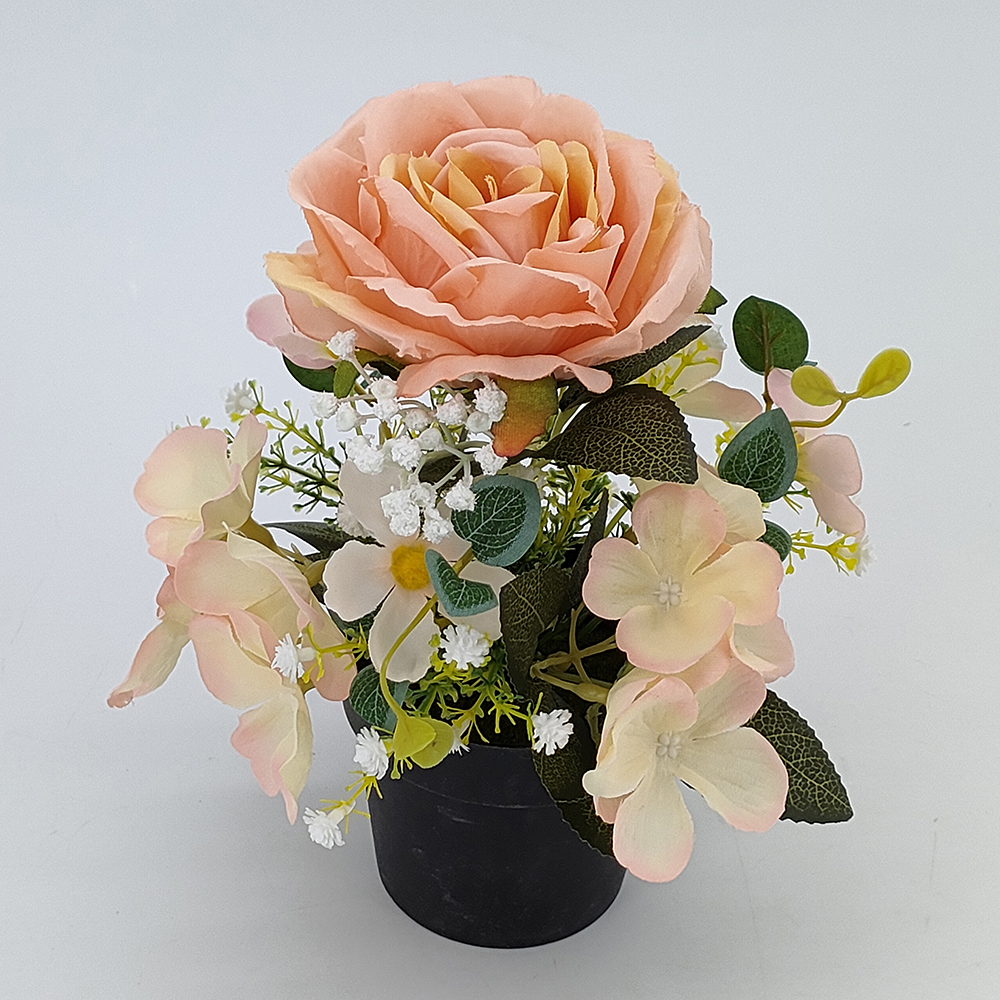 Κίνα χονδρική 7 κλαδιά τεχνητό τριαντάφυλλο και λουλούδι ορτανσίας για γλάστρα, μπουκέτο ψεύτικα λουλούδια από μετάξι σε βάζο, τεχνητό λουλούδι σε γλάστρα με τριαντάφυλλο, ορτανσία και βρεφική ανάσα για διακόσμηση γραφείου σπιτιού-Sunyfar Τεχνητά λουλούδια, Εργοστάσιο Κίνας, Προμηθευτής, Κατασκευαστής, Χονδρέμπορος