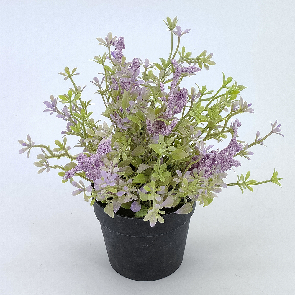 Wholesale 7 branches artificial flower for pot, small faux flower bouquet for desk office decoration, indoor and outdoor artificial potted plant in vase-Sunyfar Artificial Flowers,China Factory,Supplier,Manufacturer,Wholesaler