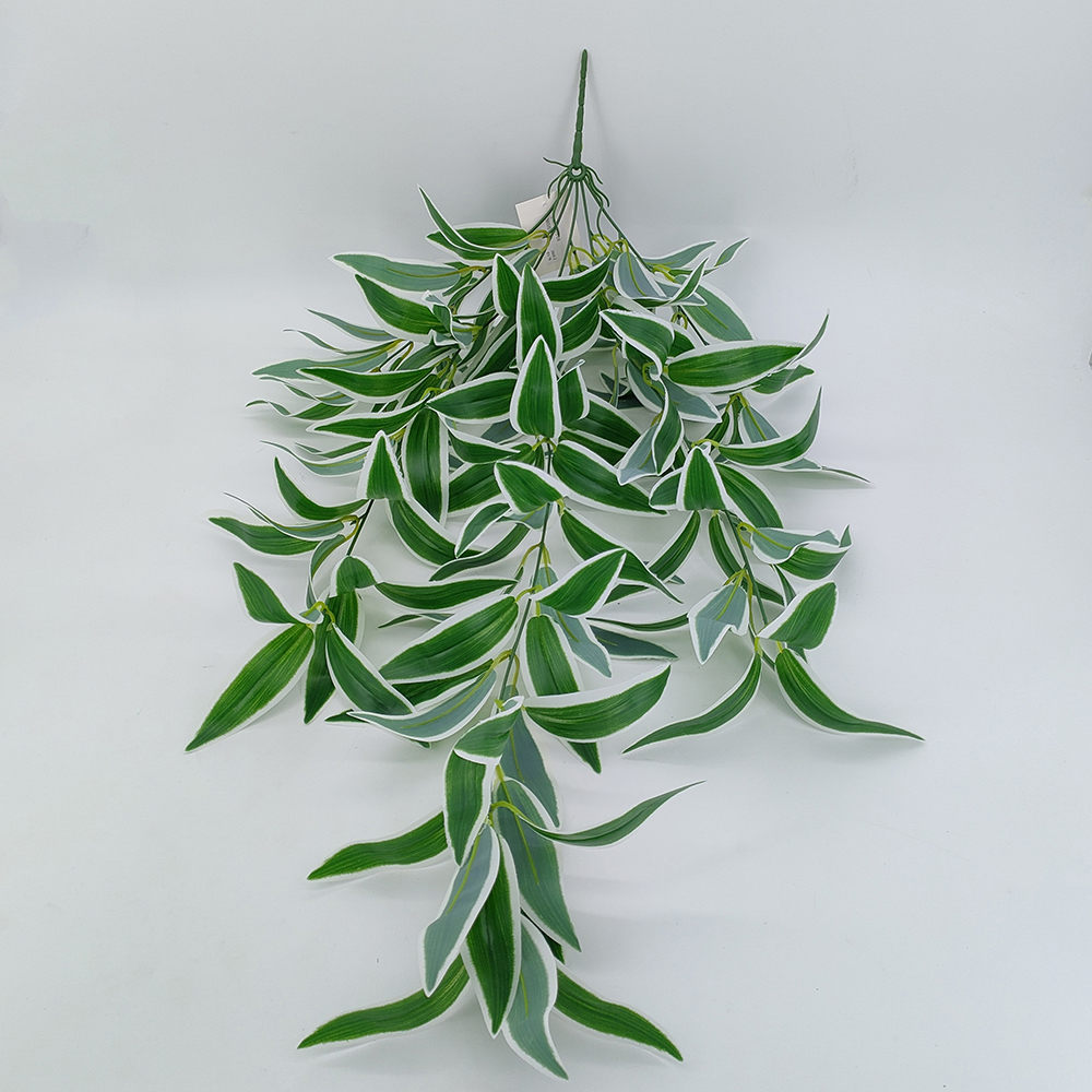 Wholesale artificial hanging plants,  fake hanging vines with real touch bamboo leaves,  faux laurel leaves vines for wall floral arrangements-Sunyfar Artificial Flowers,China Factory,Supplier,Manufacturer,Wholesaler