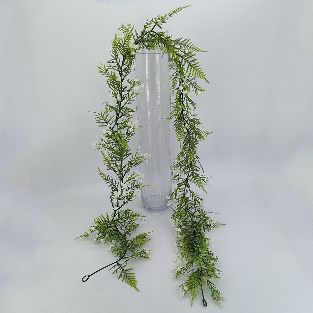 Wholesale Artificial Baby Breath Flower Vines，Faux Real Touch Gypsophila Fern Garland for Wedding Home Arch Indoor Outdoor Decorations-Sunyfar Artificial Flowers,China Factory,Supplier,Manufacturer,Wholesaler