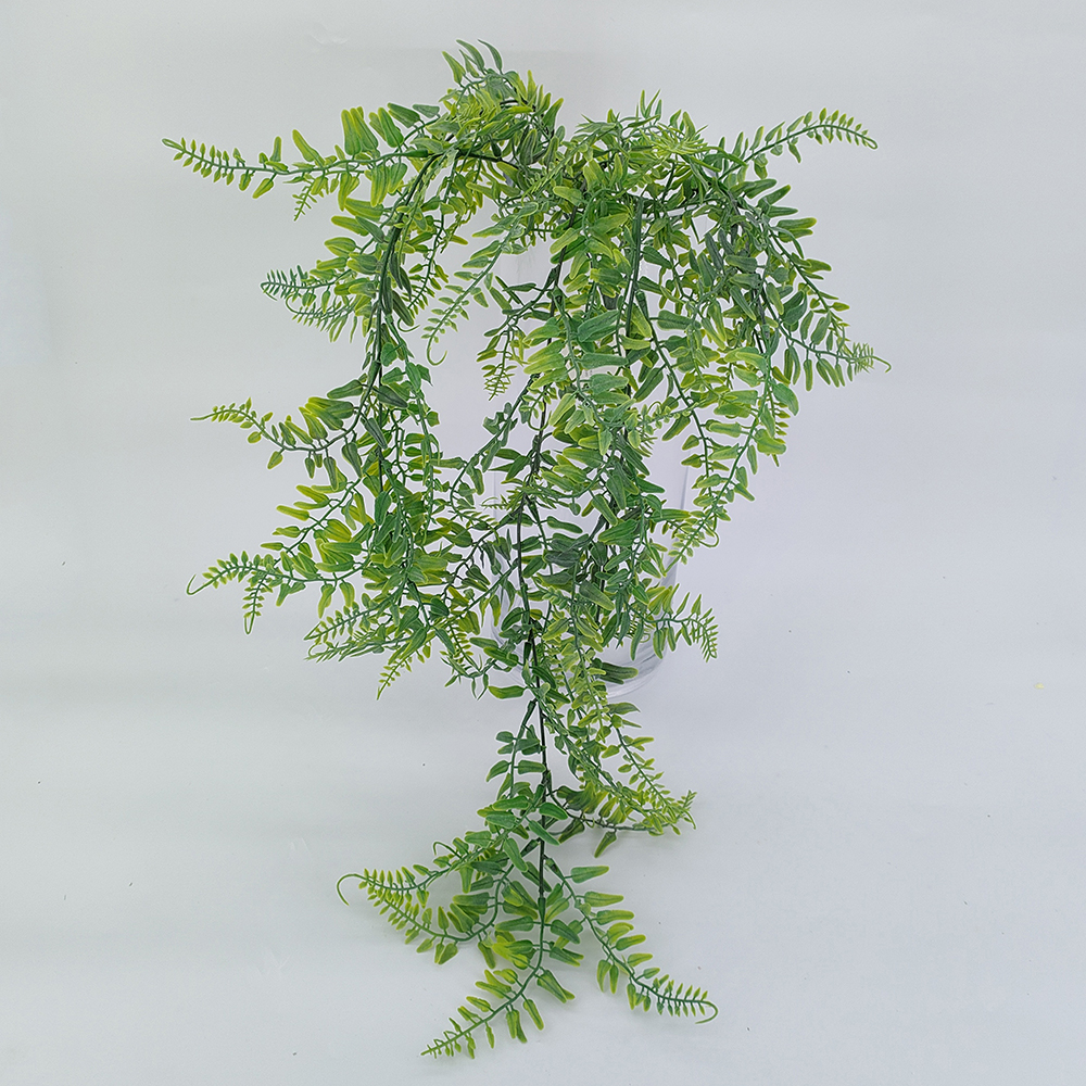 Wholesale artificial hanging vines, ferns plants, fake ivy leaves garland, green fern hanging plants, artificial greenery houseplants for wall home decoration-Sunyfar Artificial Flowers,China Factory,Supplier,Manufacturer,Wholesaler