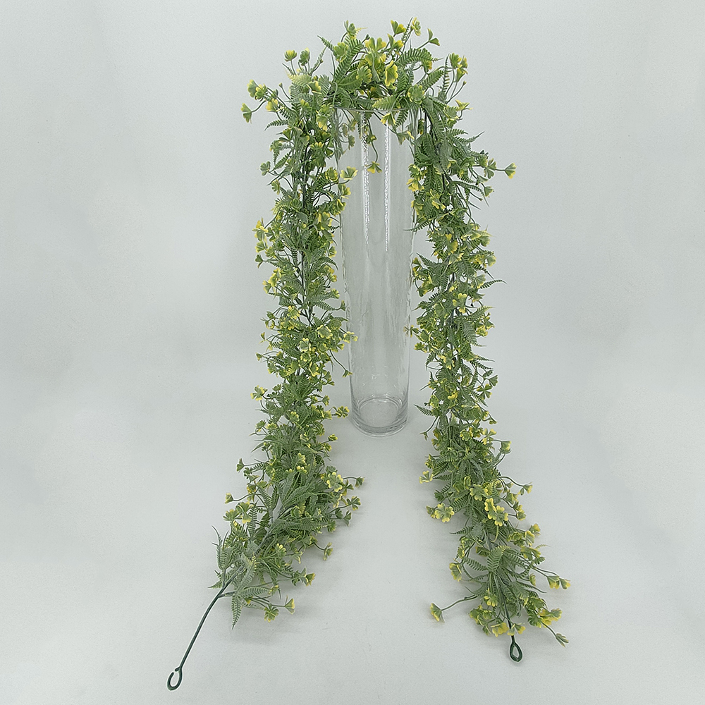China factory wholesale artificial greenery garlands, faux hanging vines, garlands for decor with flowers,  wedding arch, bedroom, home and indoor decoration-Sunyfar Artificial Flowers,China Factory,Supplier,Manufacturer,Wholesaler