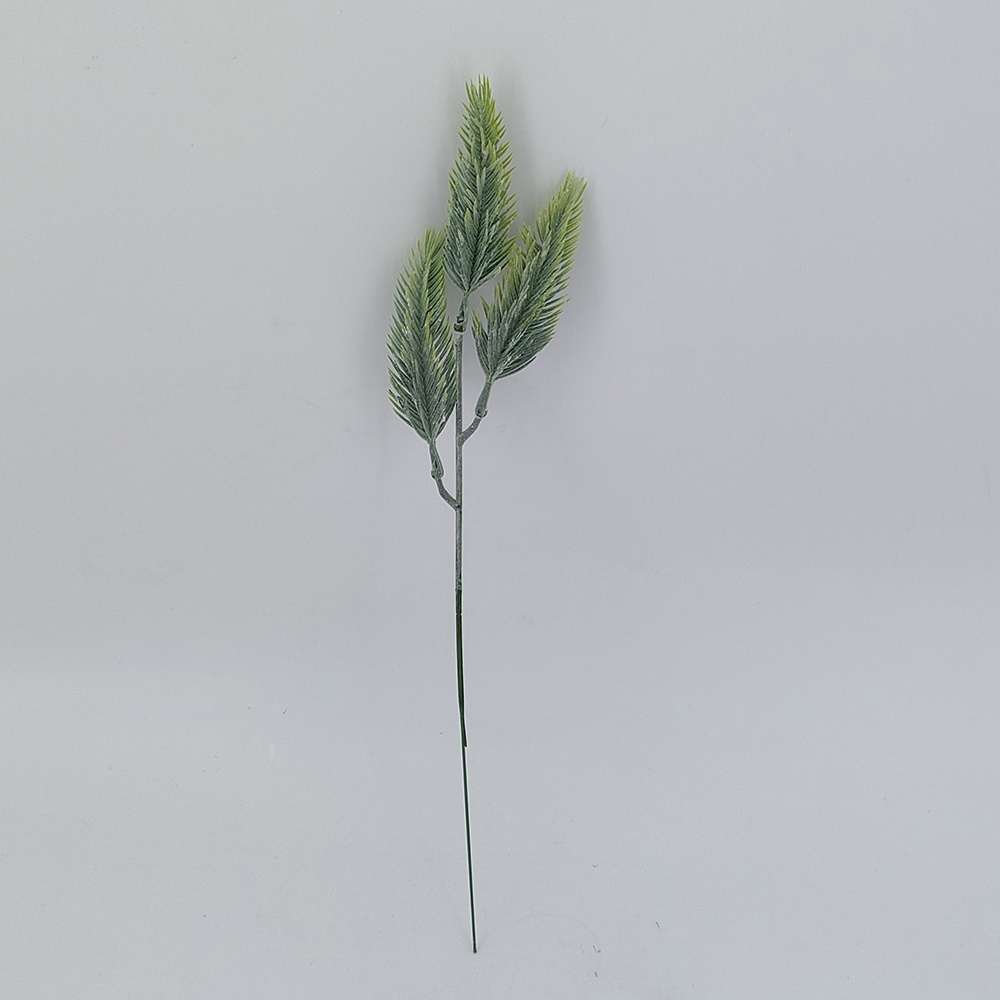 Wholesale Christmas pine stem, frosted artificial pine branches, green plants pine needles for Christmas decoration, China decoration supplier-Sunyfar Artificial Flowers,China Factory,Supplier,Manufacturer,Wholesaler
