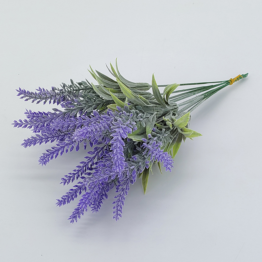Grosir batang lavender berbondong-bondong buatan, tanaman buatan, dekorasi rumah lavender buatan, simulasi tanaman bunga pot taman luar ruangan dalam ruangan untuk pesta pernikahan-Bunga Buatan Sunyfar,Pabrik Cina,pemasok,Produsen,Grosir