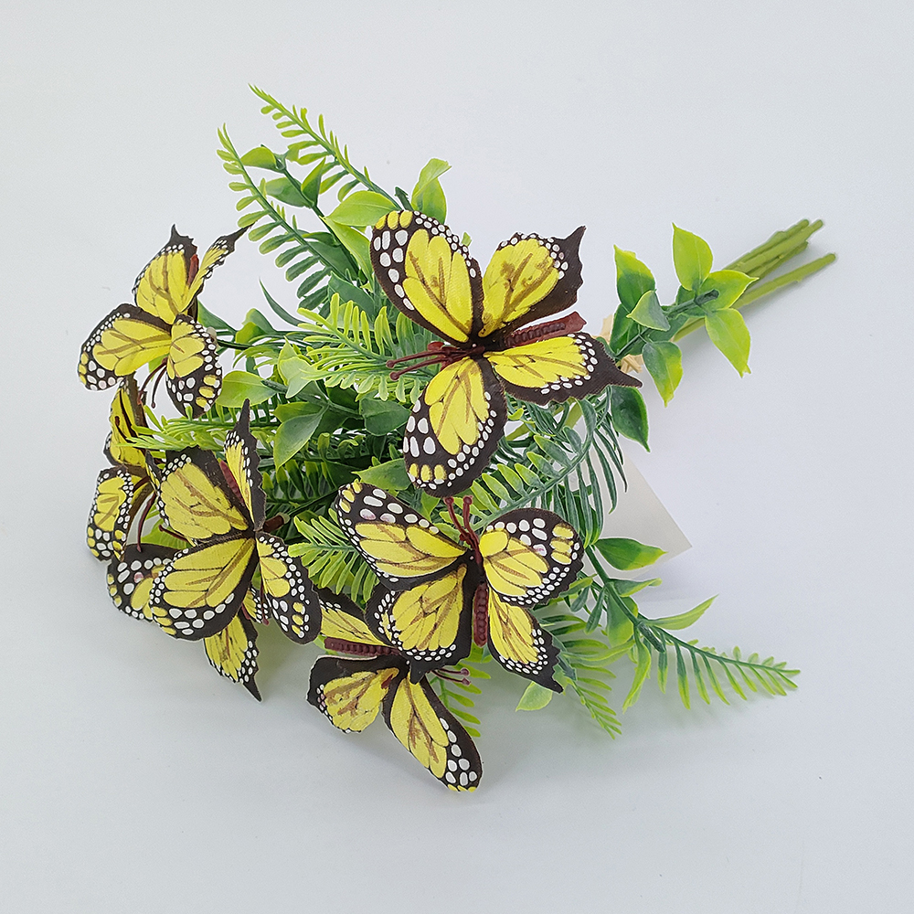 Wholesale Artificial Green Plants With Butterflies,  Artificial Branches , Fake Twigs Dried Stems,  Faux Plants Decor For Home, Fake Flower Butterfly, China wedding flower factory-Sunyfar Artificial Flowers,China Factory,Supplier,Manufacturer,Wholesaler