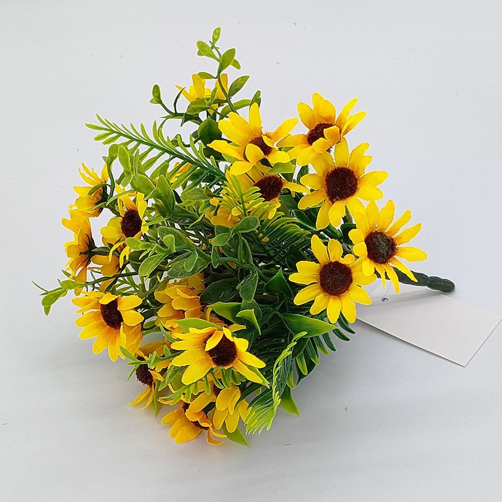 Wholesale Small Fake Plants, Fake Silk sunflower Flowers in Planters, Artificial Potted Sunflowers,  Greenery Decor Kitchen Table Centerpieces for Summer Fall Home Bathroom Rustic Wedding Party, China Artificial Sunflower Factory-Sunyfar Artificial Flowers,China Factory,Supplier,Manufacturer,Whole